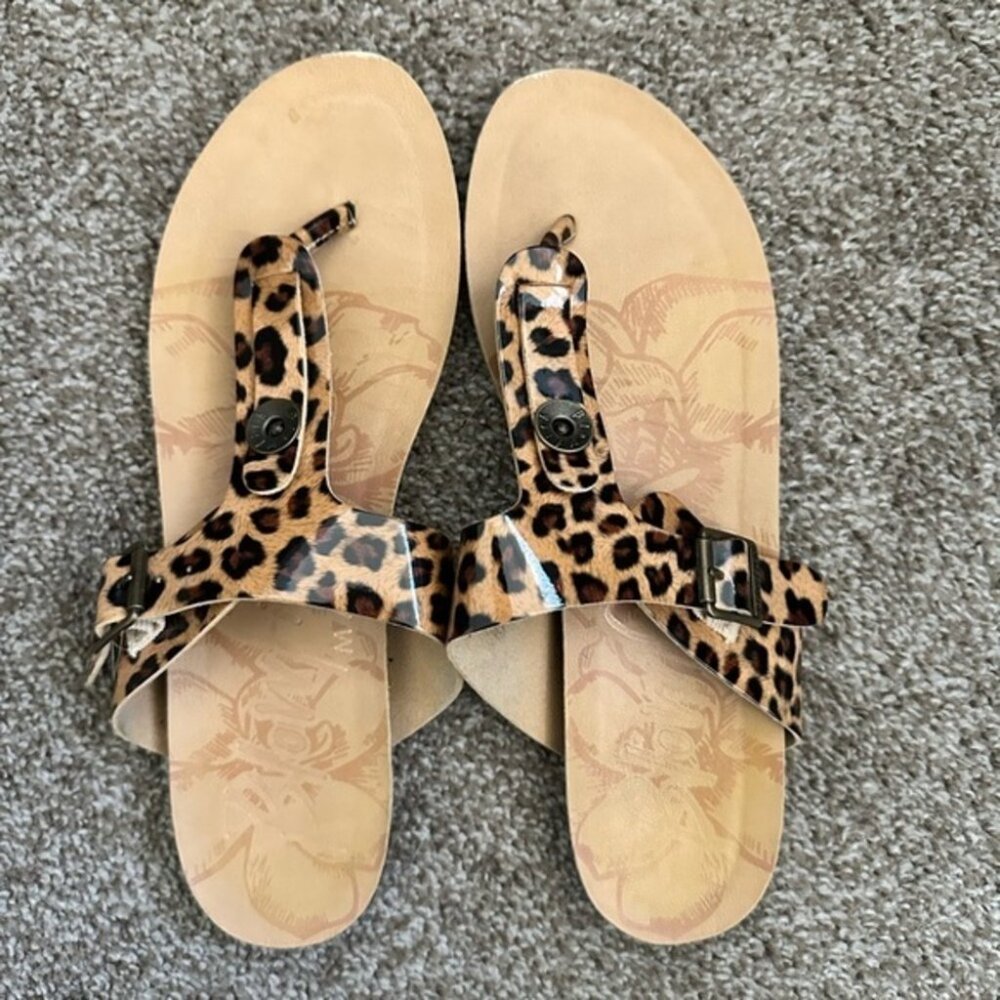 Cheetah Print Sandals